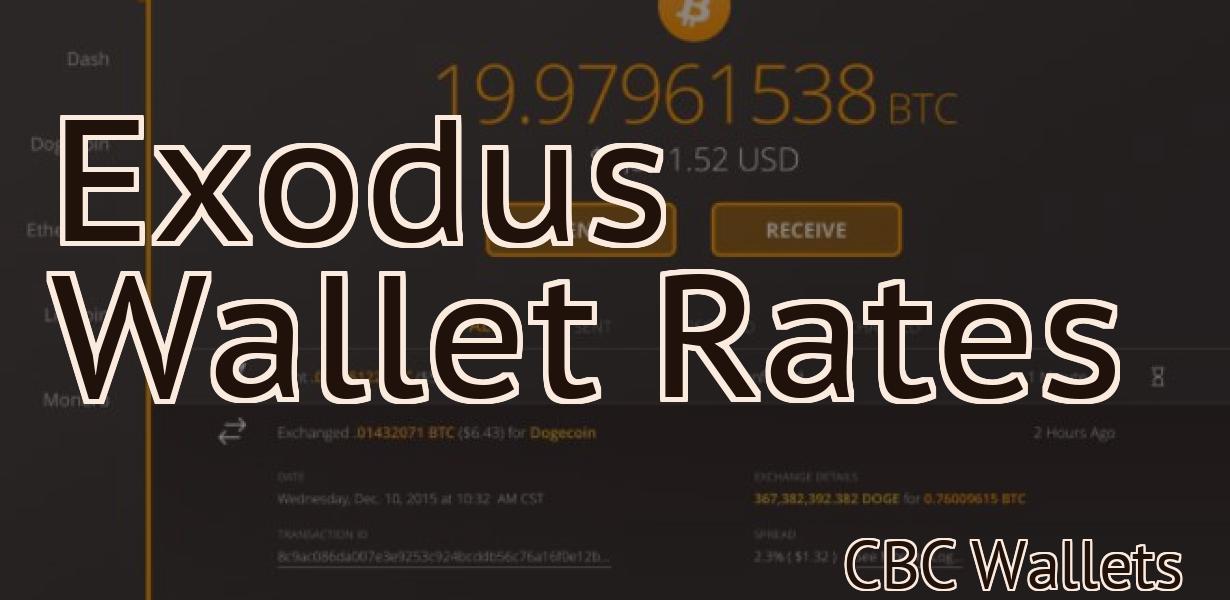 Exodus Wallet Rates