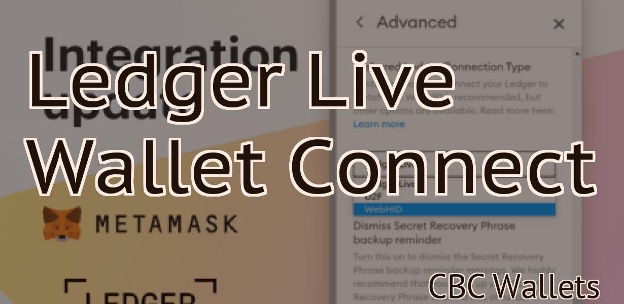 Ledger Live Wallet Connect