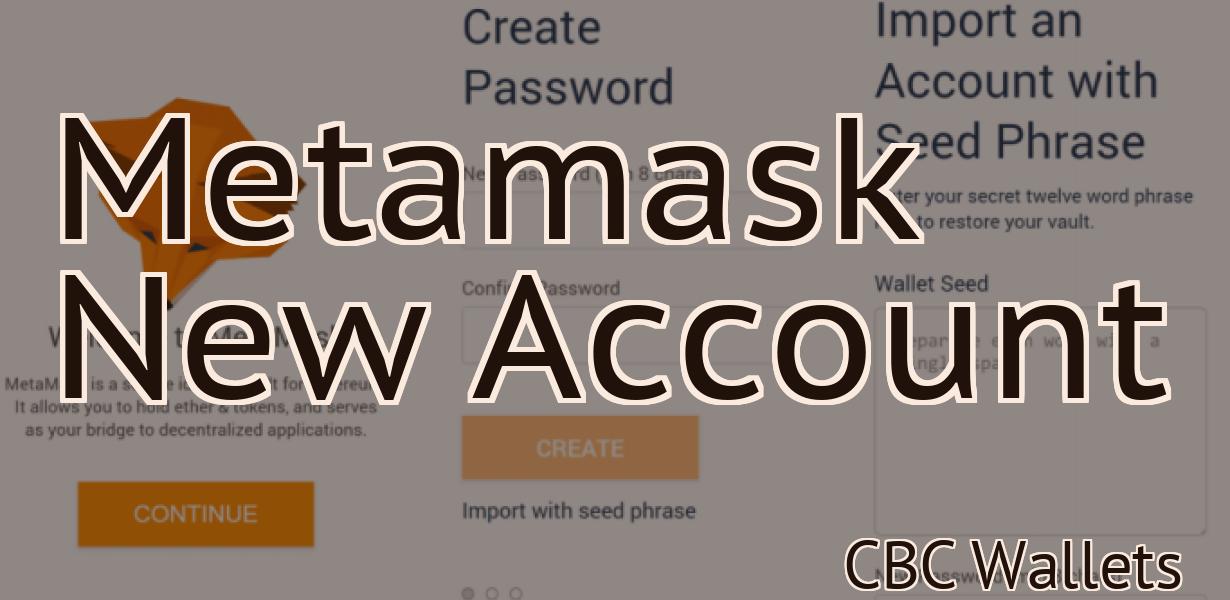 Metamask New Account