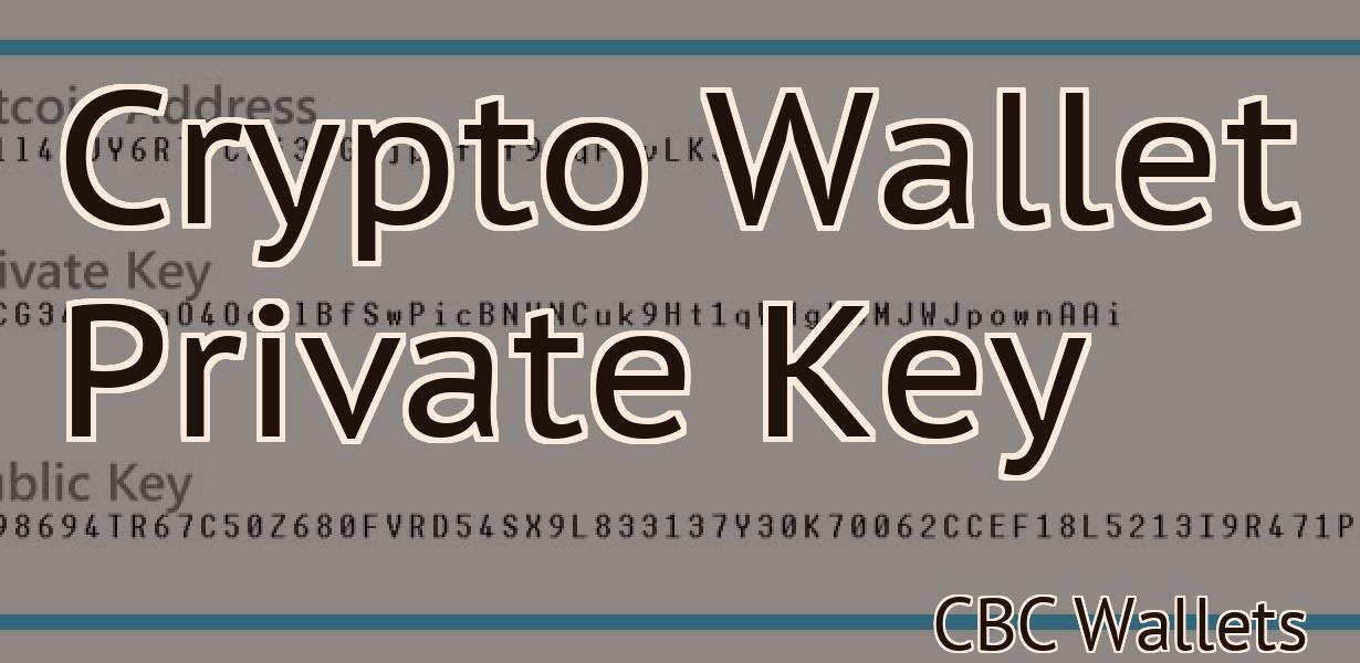 Crypto Wallet Private Key