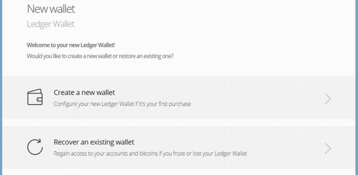 How to Get Your Ledger Wallet 
