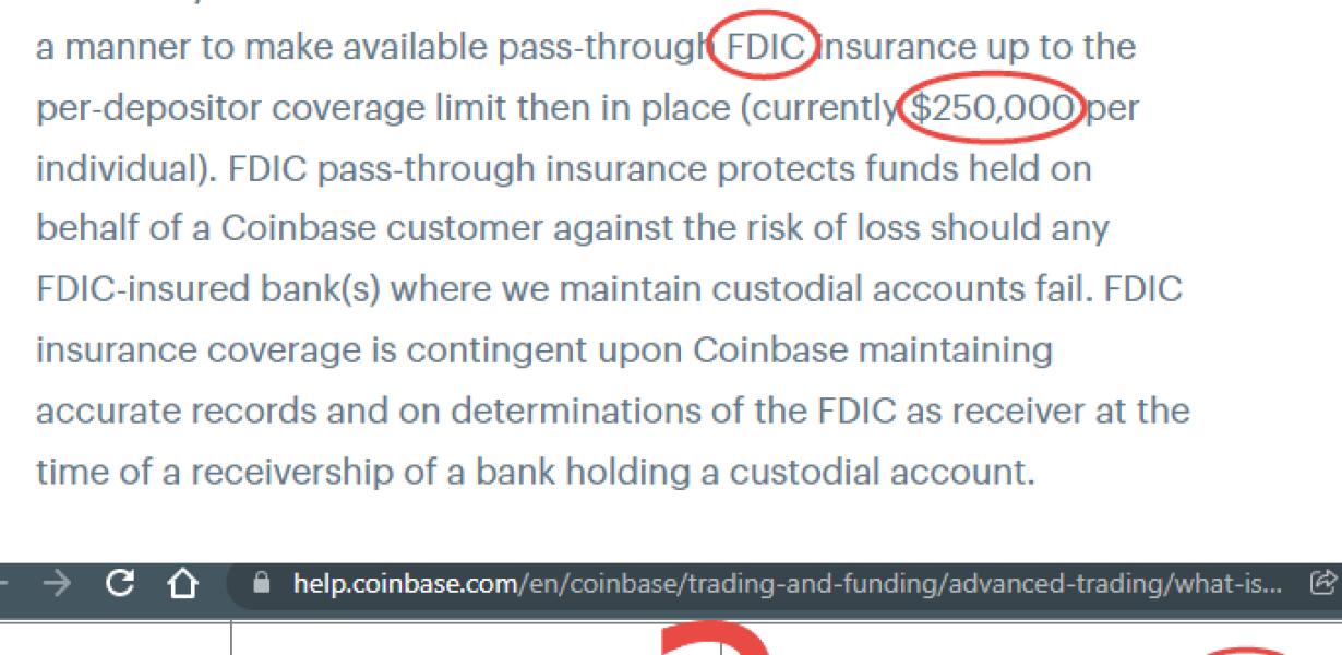 FDIC Insurance and Coinbase: W