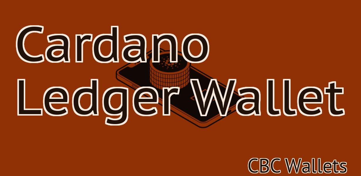 Cardano Ledger Wallet