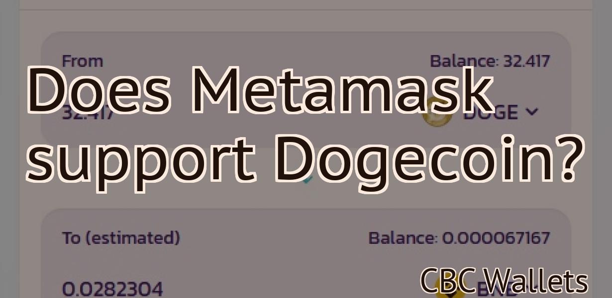 Does Metamask support Dogecoin?