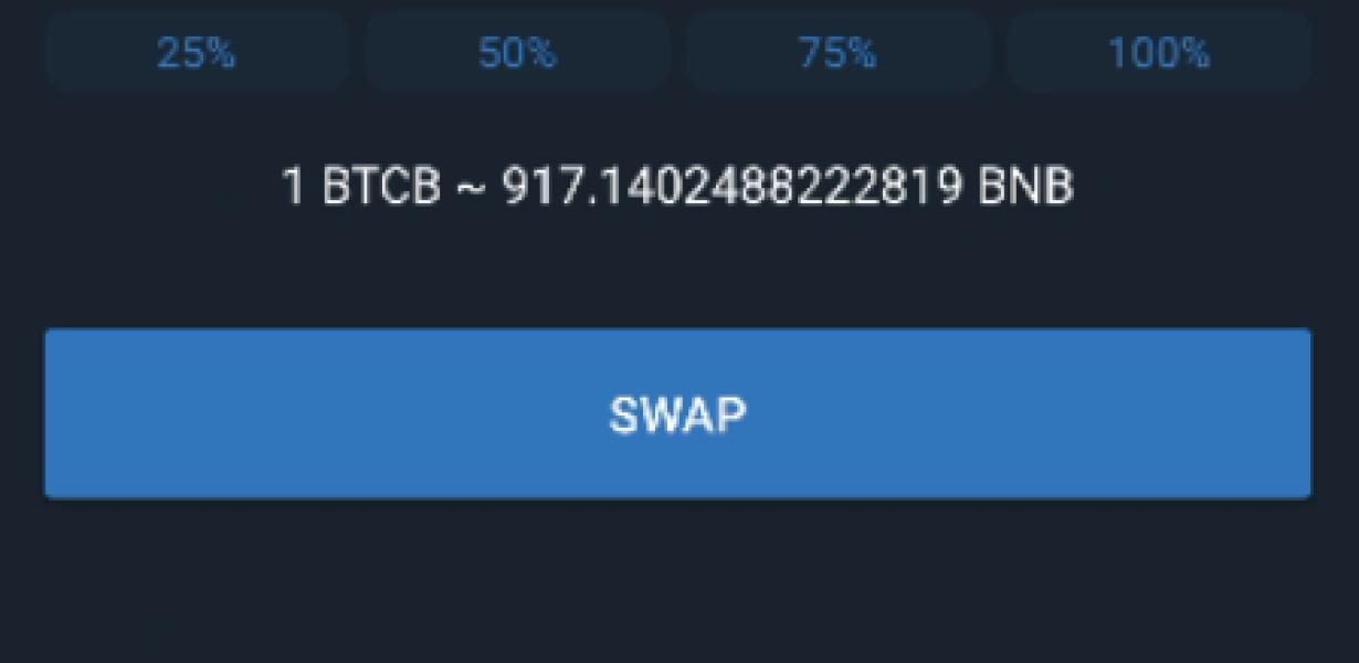 How to Change BTC to BNB in Tr