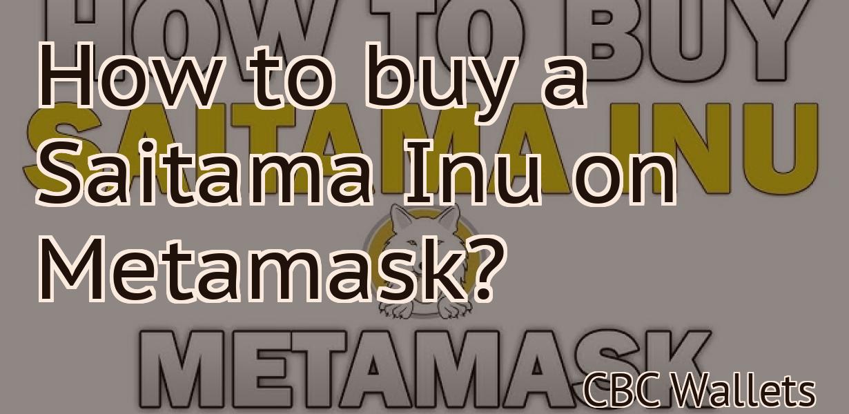 How to buy a Saitama Inu on Metamask?