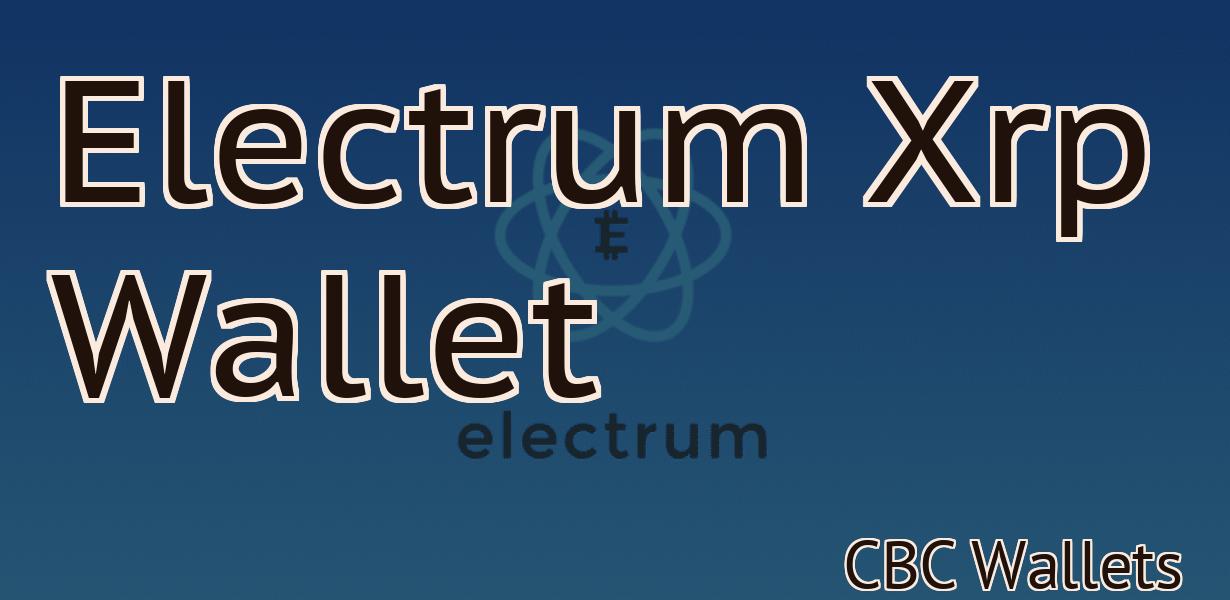 Electrum Xrp Wallet