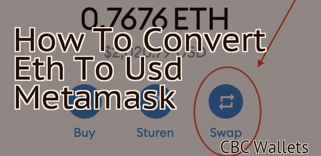 How To Convert Eth To Usd Metamask