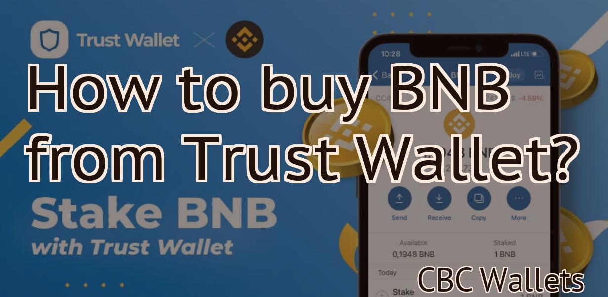 How to buy BNB from Trust Wallet?