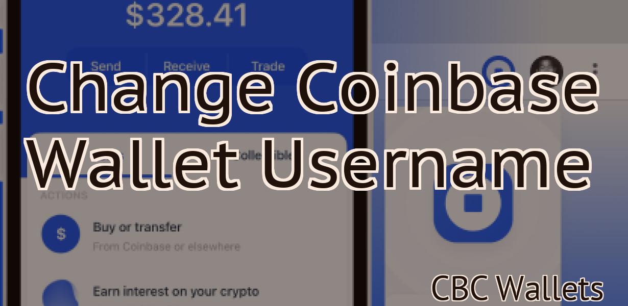 Change Coinbase Wallet Username