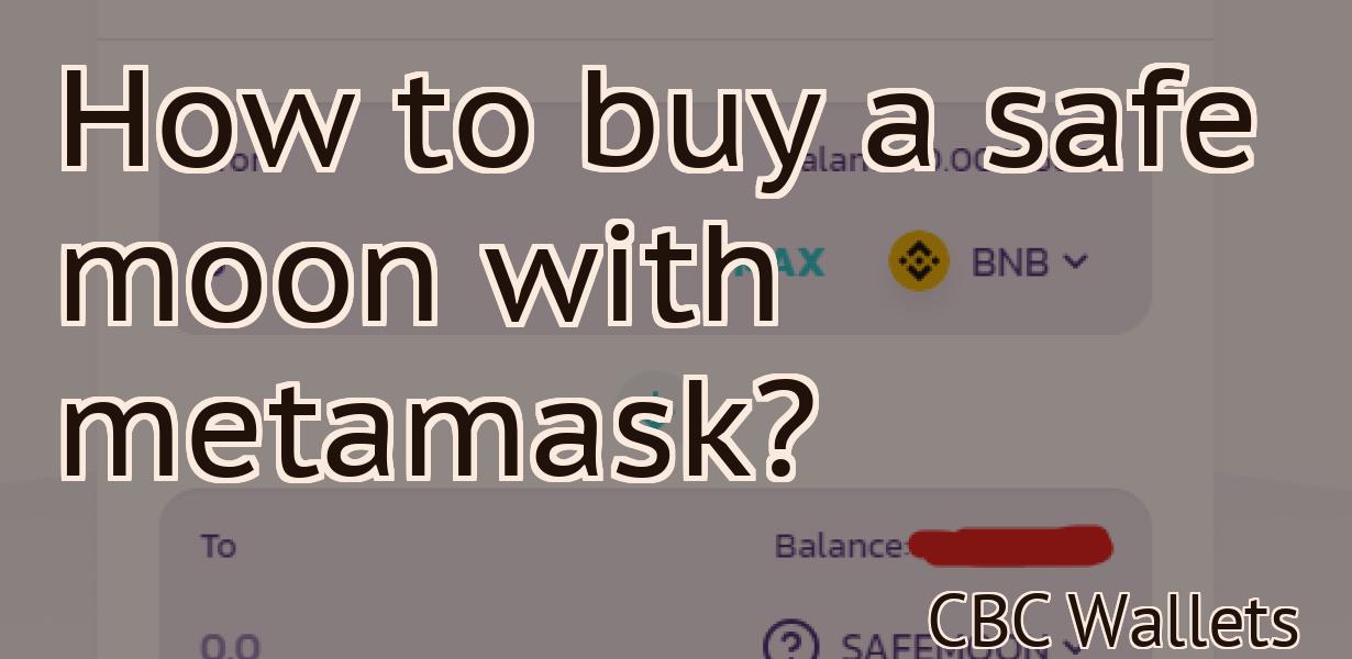 How to buy a safe moon with metamask?