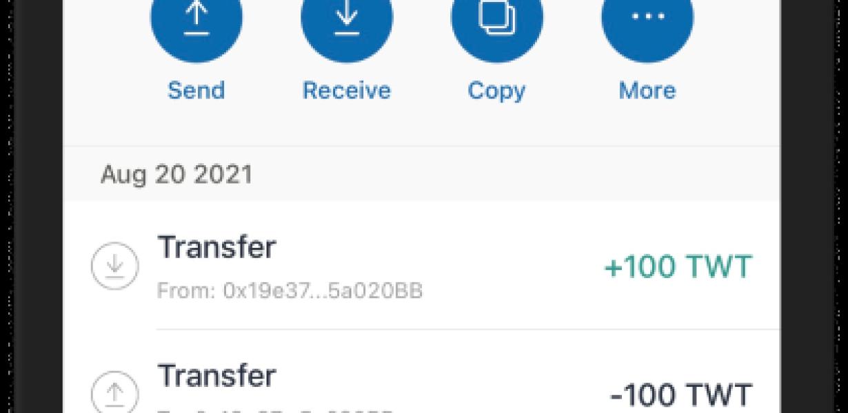 How to Receive X2P on Trust Wa