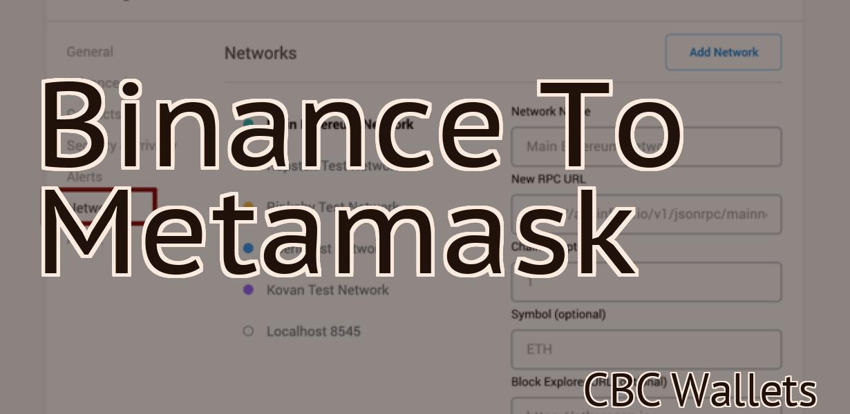 Binance To Metamask