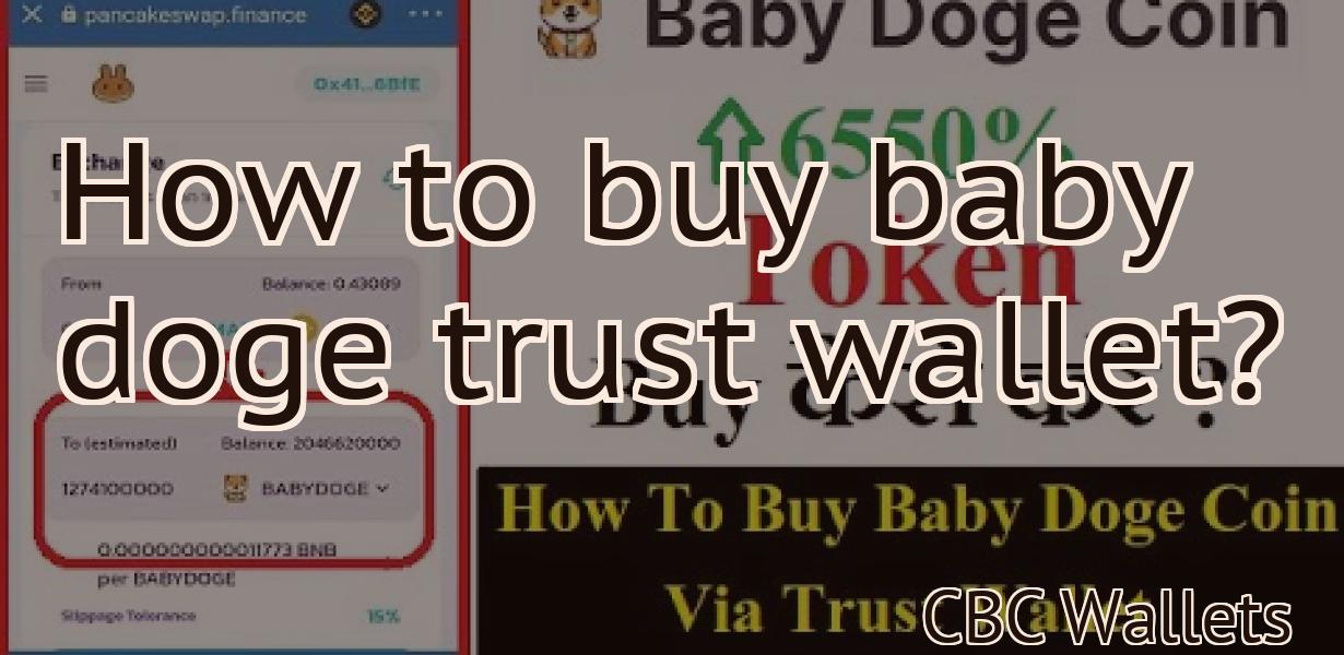 How to buy baby doge trust wallet?